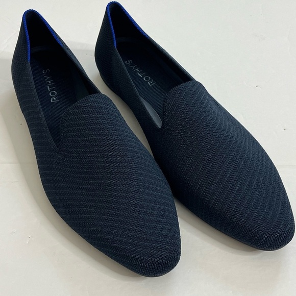 Rothy's Shoes - Rothy’s The Almond Loafer Navy Twill Like New Slip On Shoe Size 11.5